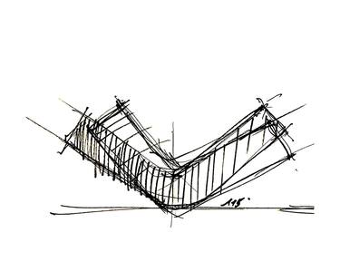 Original Abstract Expressionism Abstract Sculpture by Daniel Guillotin