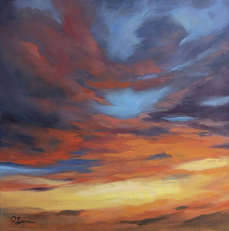 Print of Realism Landscape Paintings by Olga Lune