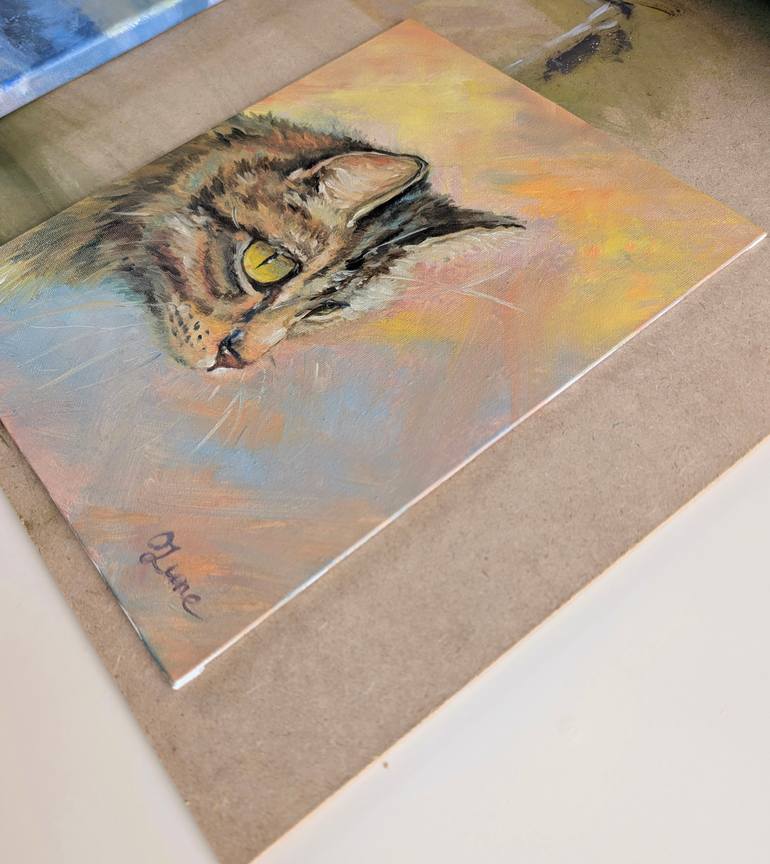 Original Contemporary Animal Painting by Olga Lune