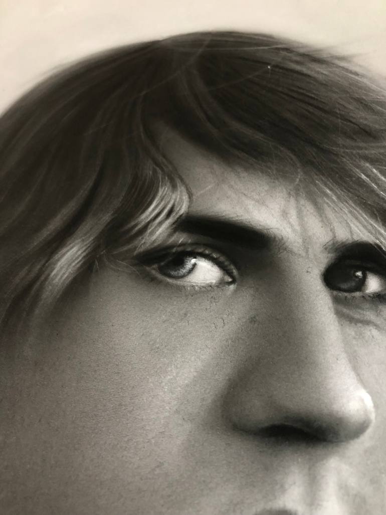 Original Black & White Pop Culture/Celebrity Drawing by Xhalo Gallery