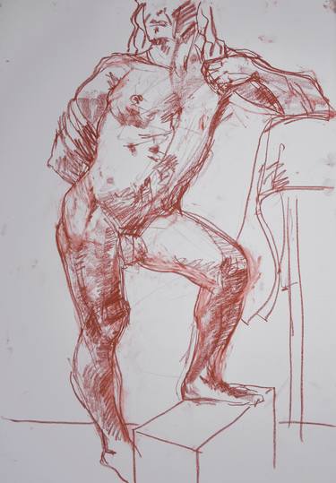 Print of Figurative Nude Drawings by Alla Tkachuk