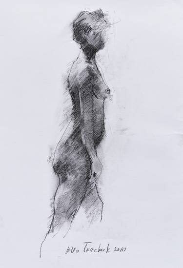 Print of Figurative Nude Drawings by Alla Tkachuk