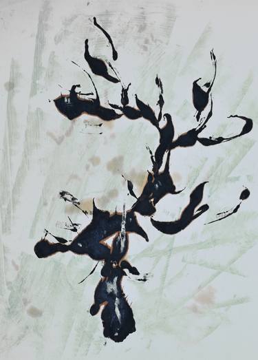 Print of Abstract Expressionism Botanic Printmaking by Alla Tkachuk