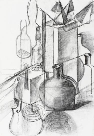 Print of Figurative Still Life Drawings by Alla Tkachuk