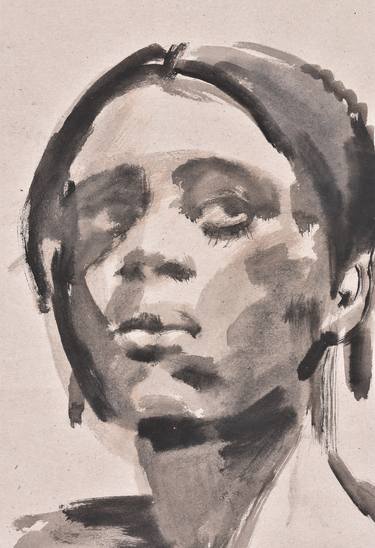Head of an African woman 9 thumb