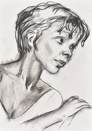 Print of Figurative Portrait Drawings by Alla Tkachuk