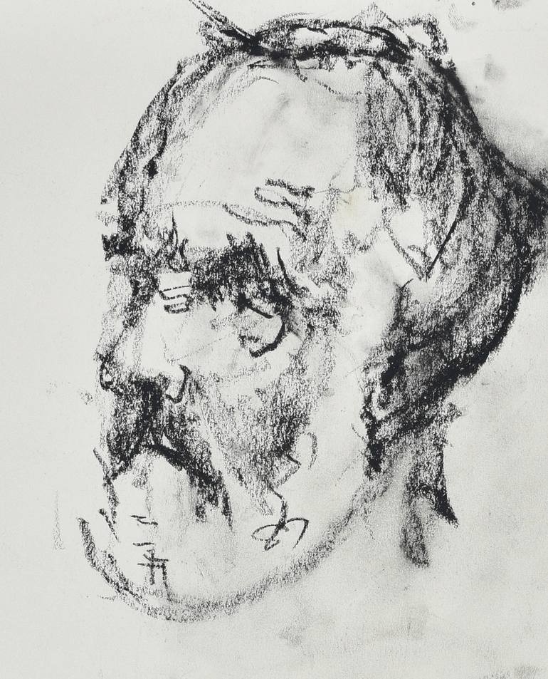 Old Bert 5 Drawing by Alla Tkachuk | Saatchi Art