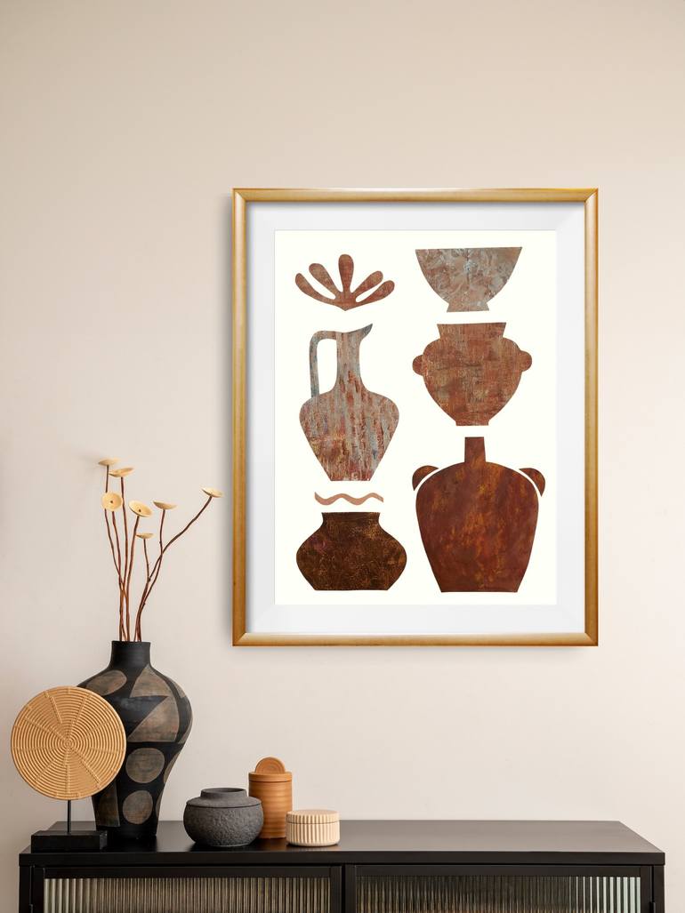 Original Abstract Home Mixed Media by Yulia Domina