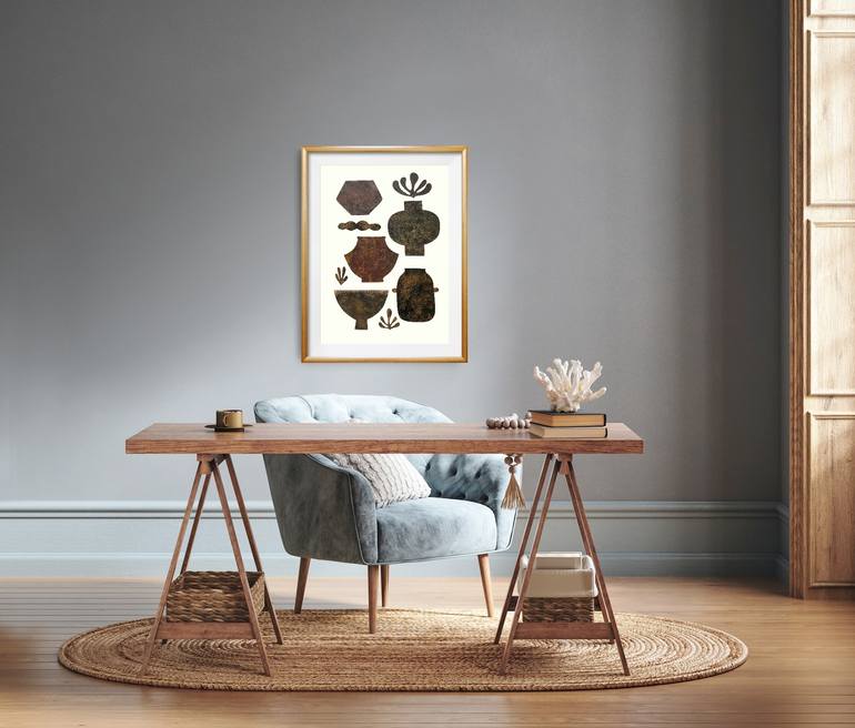 Original Abstract Home Collage by Yulia Domina