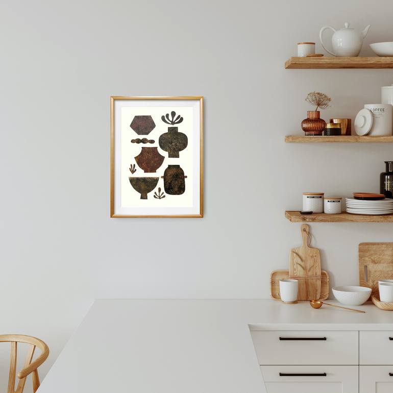 Original Abstract Home Collage by Yulia Domina
