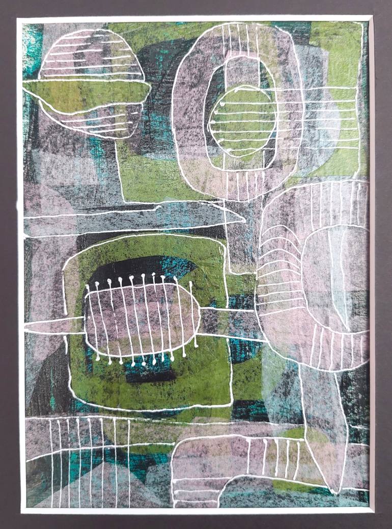 Original Contemporary Abstract Mixed Media by Yulia Domina