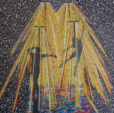 Original Abstract Performing Arts Mixed Media by Shyvonne Neufeldt