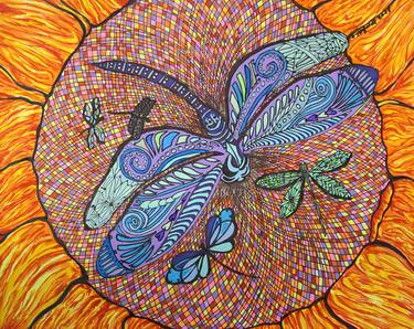 Original Abstract Garden Drawings by Shyvonne Neufeldt