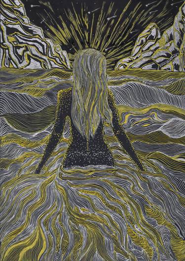 Original Abstract Body Drawings by Shyvonne Neufeldt