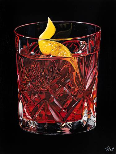 Original Photorealism Food & Drink Paintings by James Reed