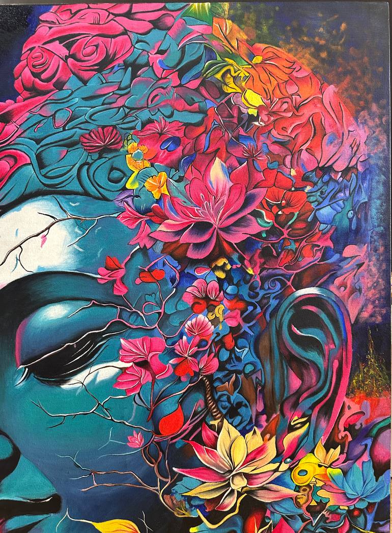 Original Color Field Painting Religion Painting by Siva Kumar