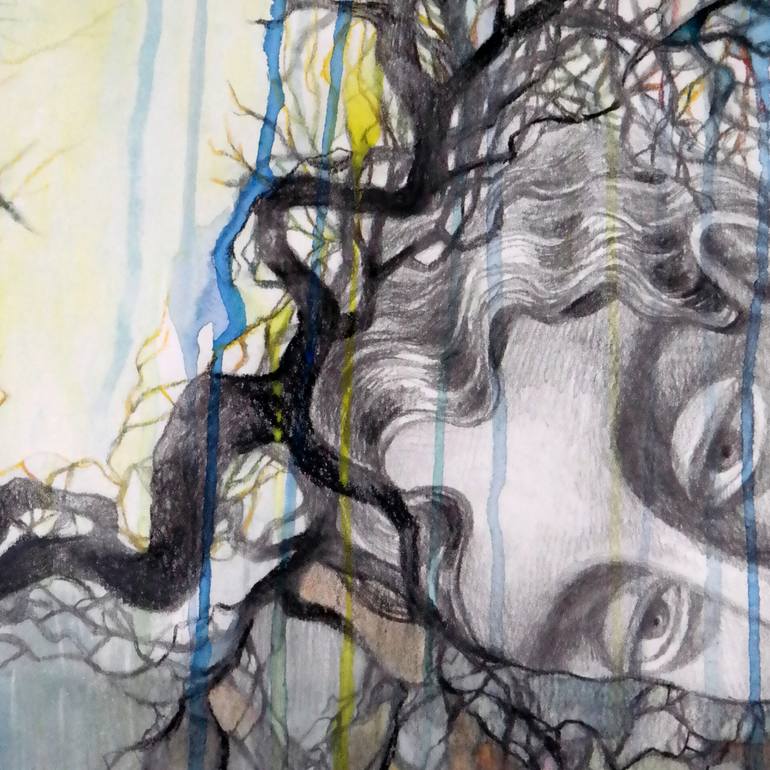 Original Abstract Body Drawing by Hanna Jung