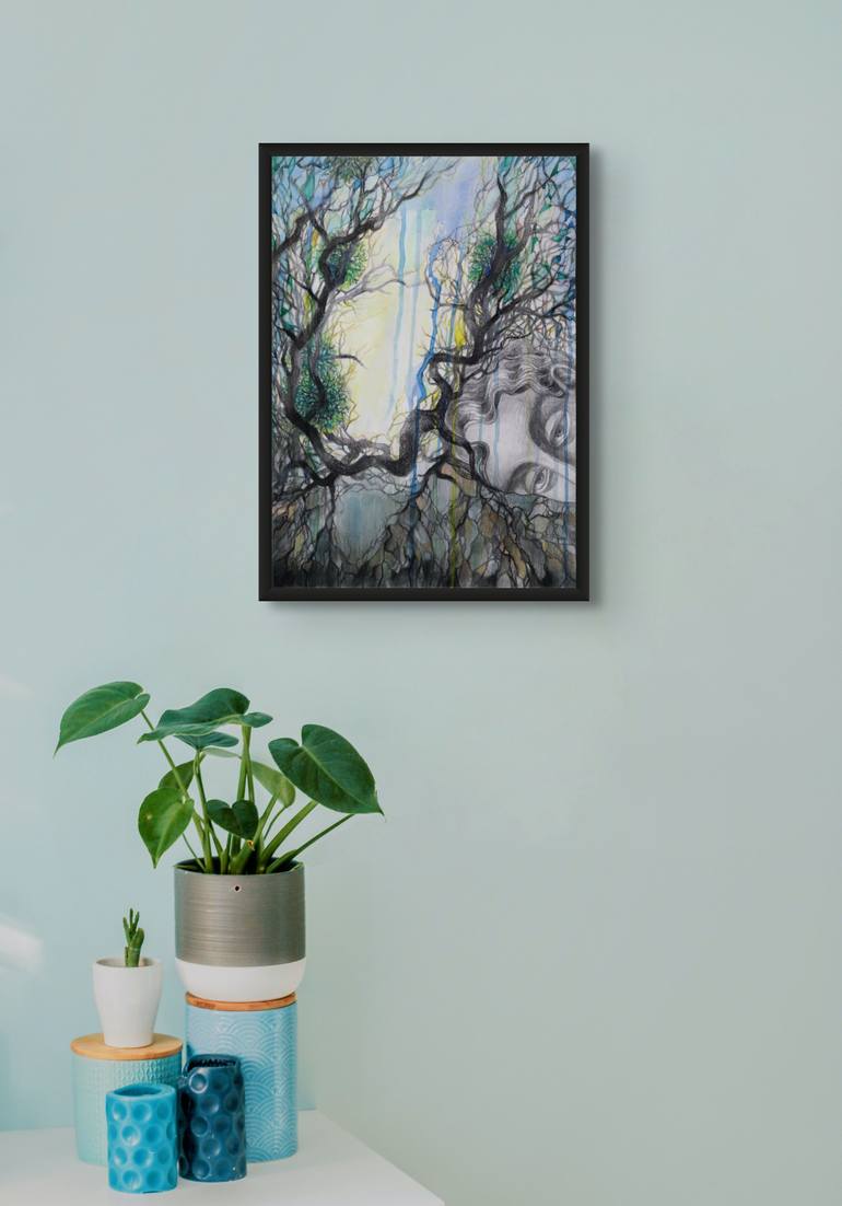 Original Abstract Body Drawing by Hanna Jung