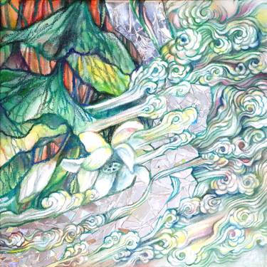 Original Contemporary Botanic Painting by Hanna Jung