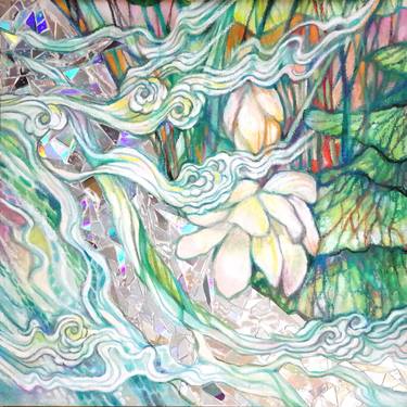 Original Contemporary Botanic Painting by Hanna Jung