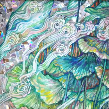 Original Contemporary Botanic Painting by Hanna Jung