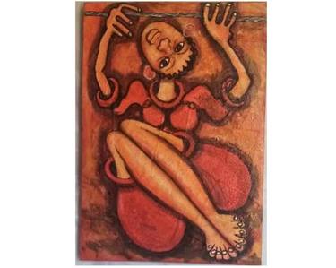 Original Abstract Expressionism Abstract Mixed Media by Anthony Irungu