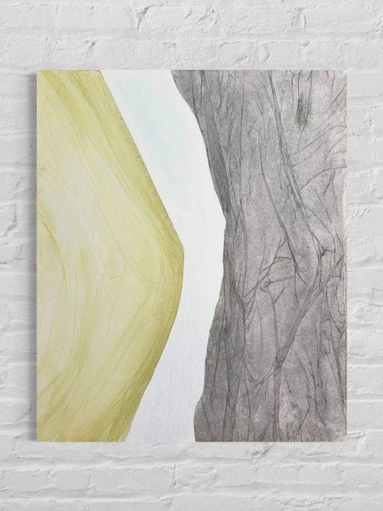 Original Minimalism Abstract Mixed Media by Karina Stalpinskaya