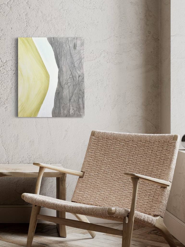 Original Minimalism Abstract Mixed Media by Karina Stalpinskaya