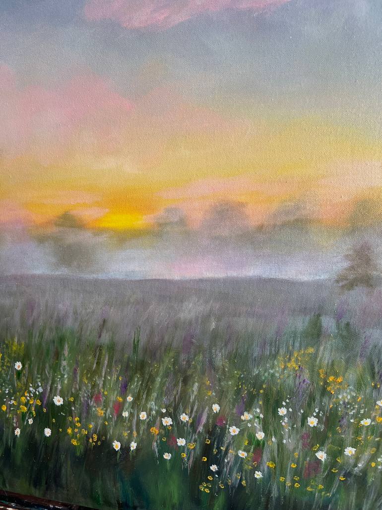 Original Impressionism Landscape Painting by Ilsy Khaff
