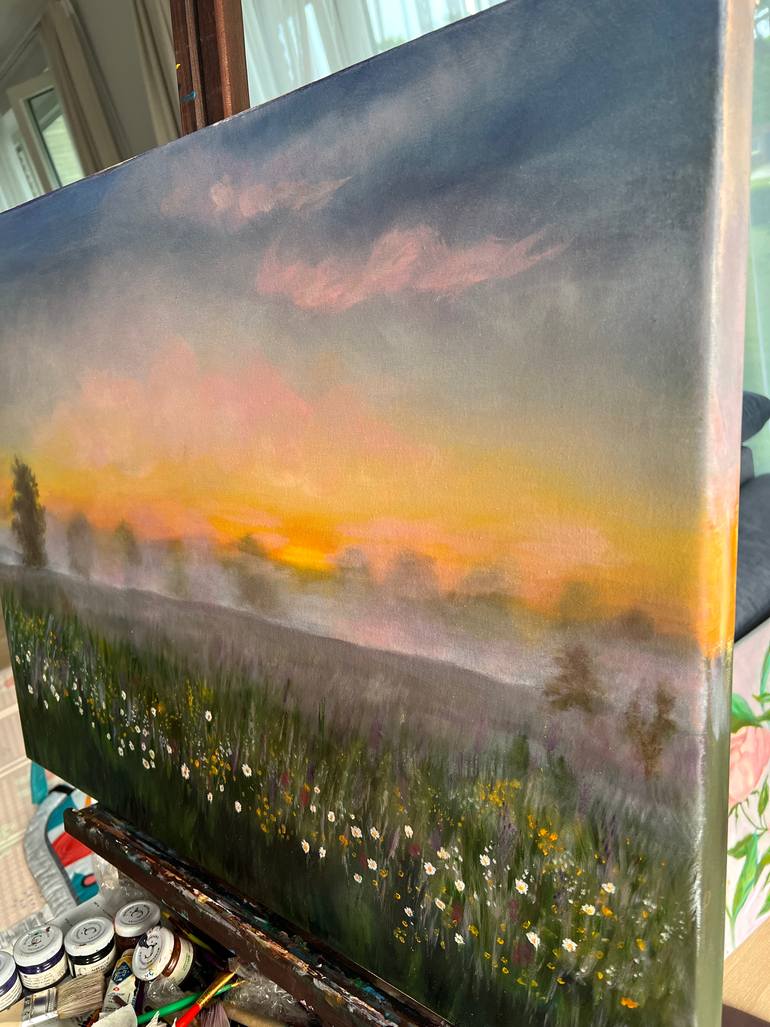 Original Impressionism Landscape Painting by Ilsy Khaff