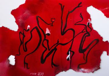 Original Street Art Typography Mixed Media by Vlada Mv Picture