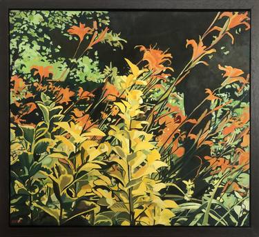 Original Contemporary Floral Painting by Kenneth Hay