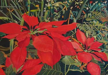 Original Contemporary Floral Painting by Kenneth Hay