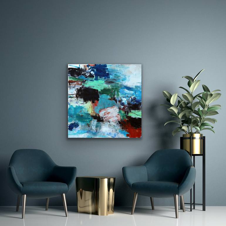 Original Abstract Painting by Julie Schumer