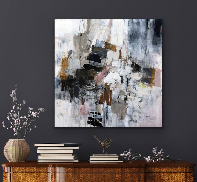 Original Abstract Expressionism Abstract Painting by Julie Schumer