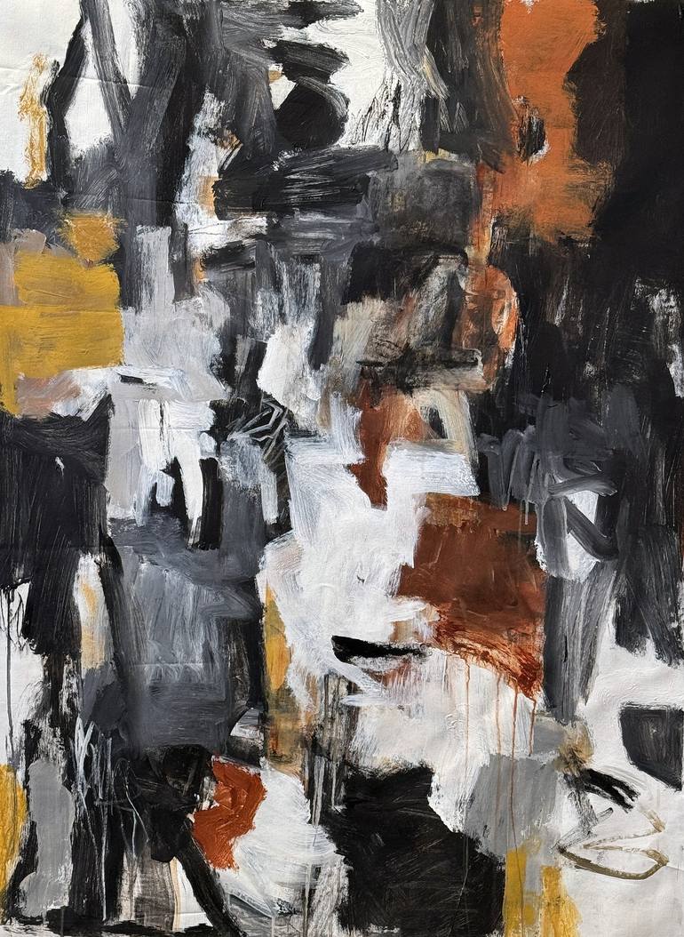 Original Abstract Expressionism Abstract Paintings by Julie Schumer