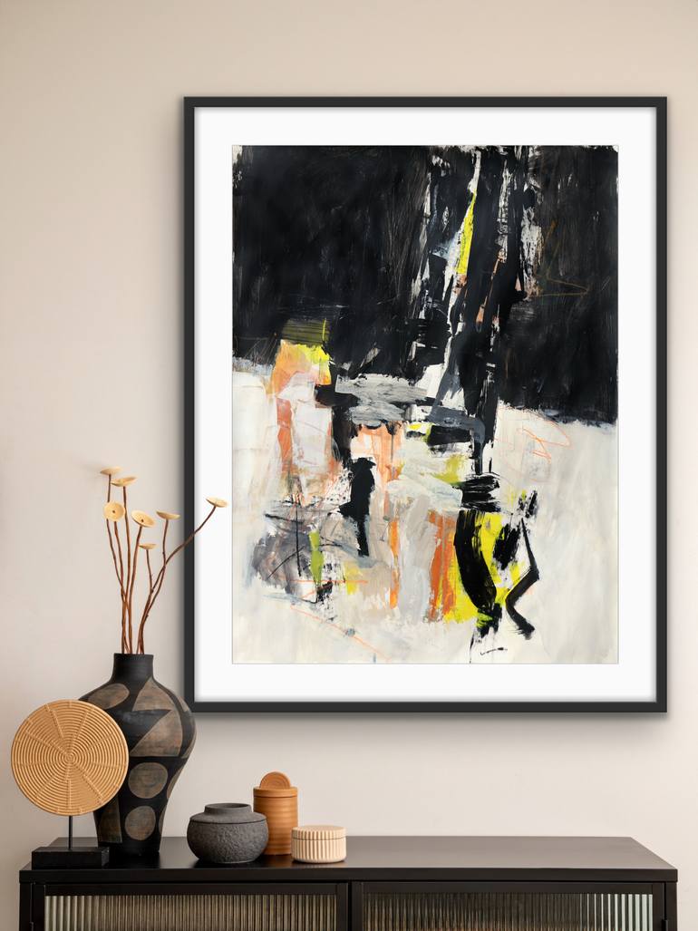 Original Abstract Expressionism Abstract Painting by Julie Schumer