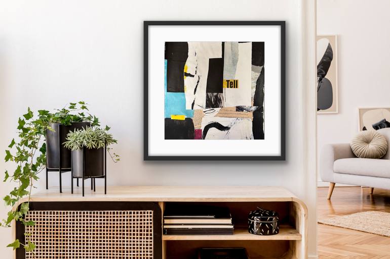 Original Abstract Expressionism Abstract Mixed Media by Julie Schumer