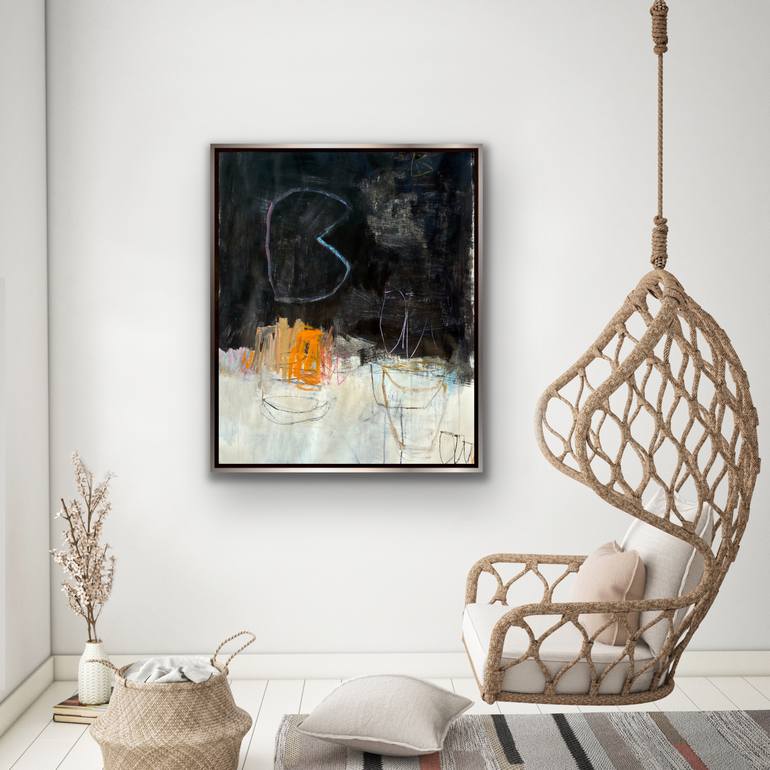 Original Abstract Expressionism Abstract Painting by Julie Schumer
