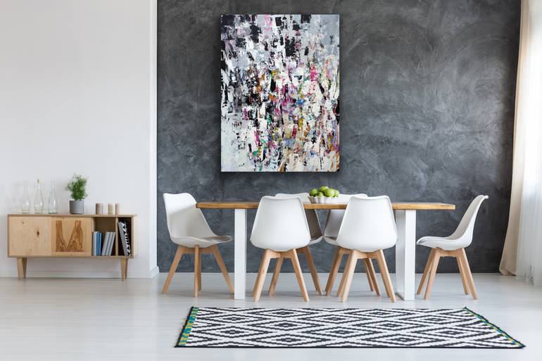 Original Abstract Expressionism Abstract Painting by Julie Schumer