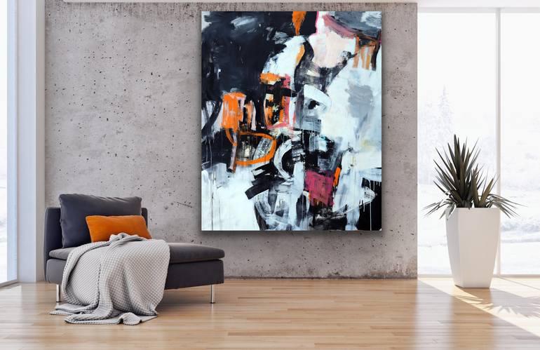 Original Abstract Expressionism Abstract Painting by Julie Schumer