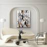 The painting in a contemporary space