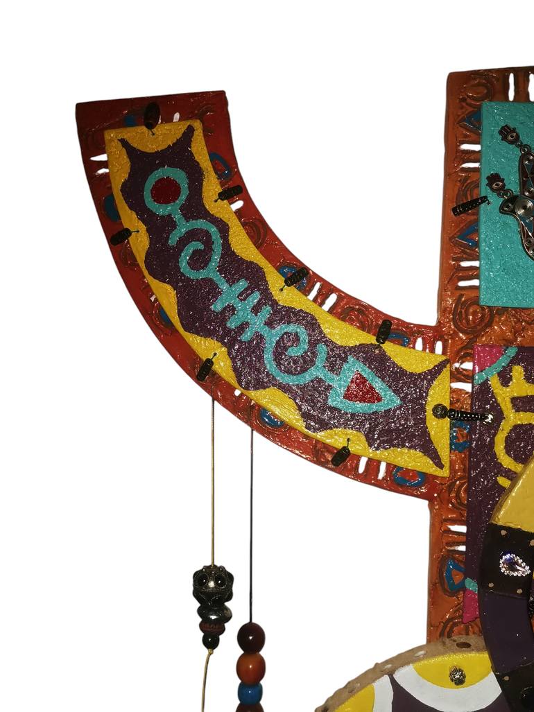 Original Folk Fantasy Mixed Media by Mohammed Jannane
