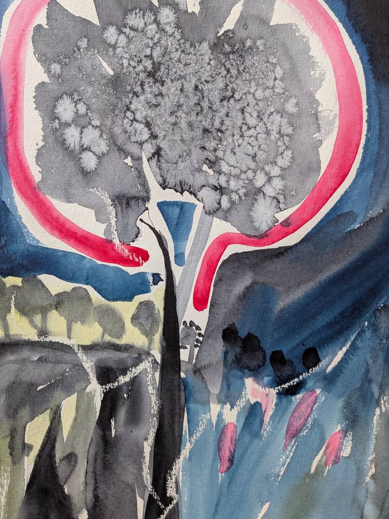 Original Abstract Landscape Painting by Camille Marquand