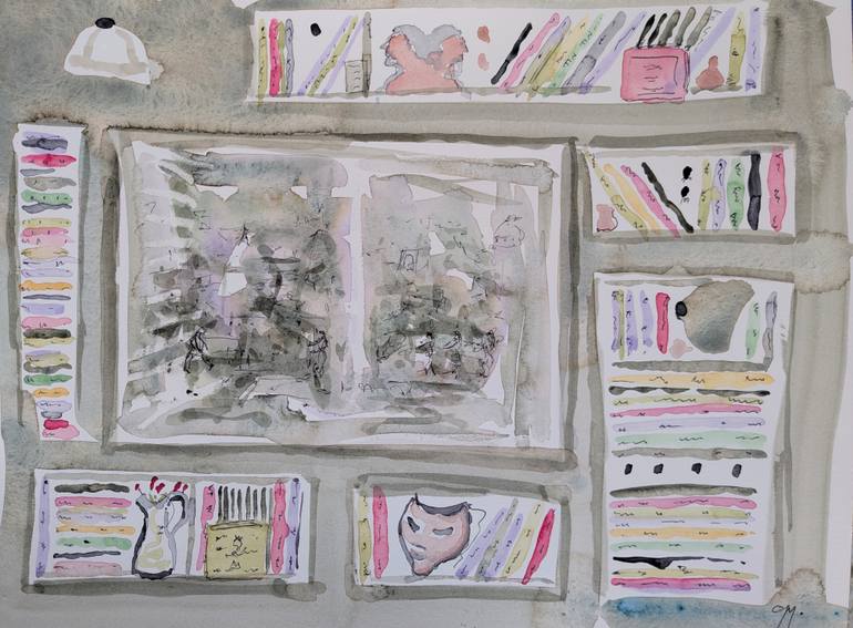 Original Contemporary Home Painting by Camille Marquand