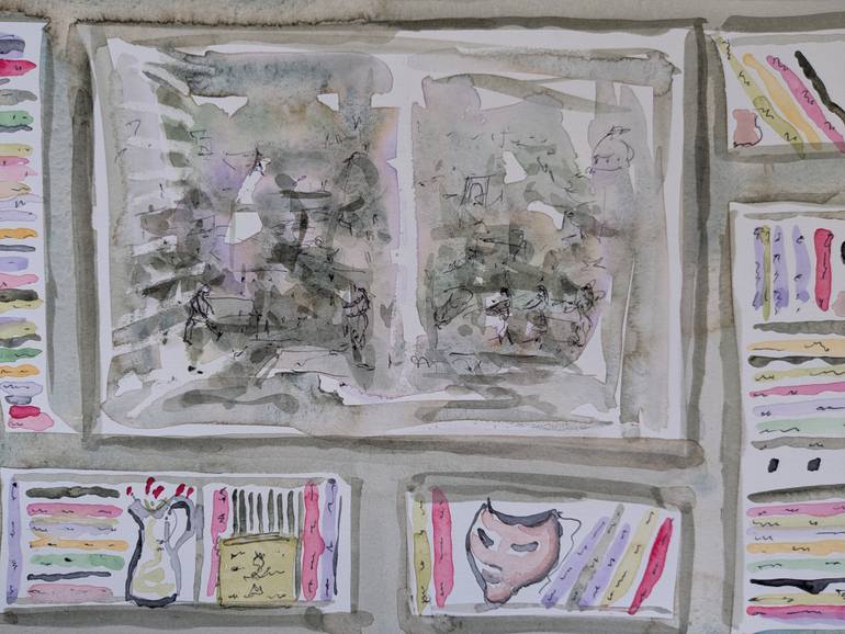 Original Contemporary Home Painting by Camille Marquand