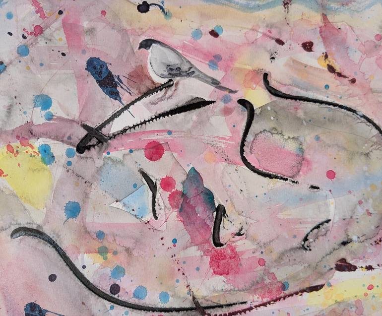 Original Abstract Expressionism Nature Painting by Camille Marquand