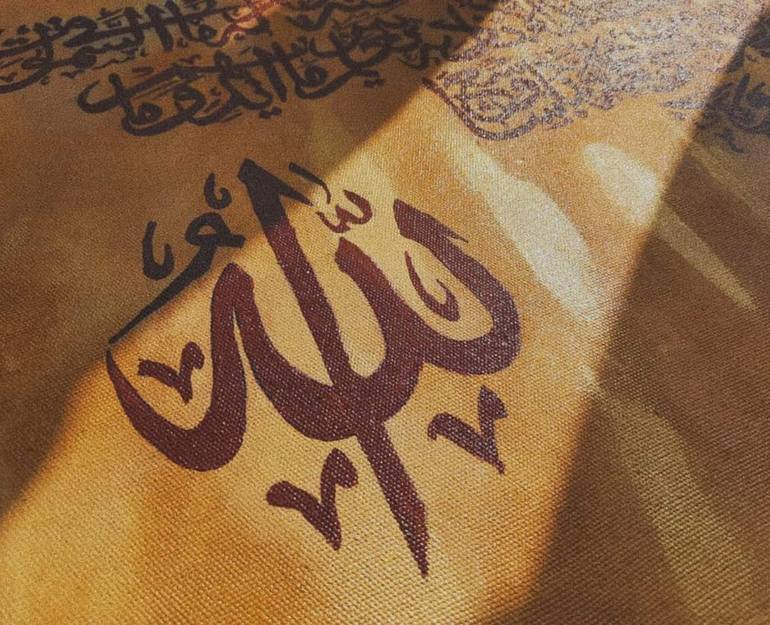 Original Abstract Calligraphy Paintings by Nowshin Yeasmin Nishat