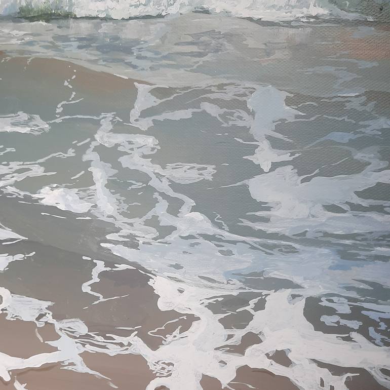 Original Impressionism Seascape Painting by Maryia Benedziktovich