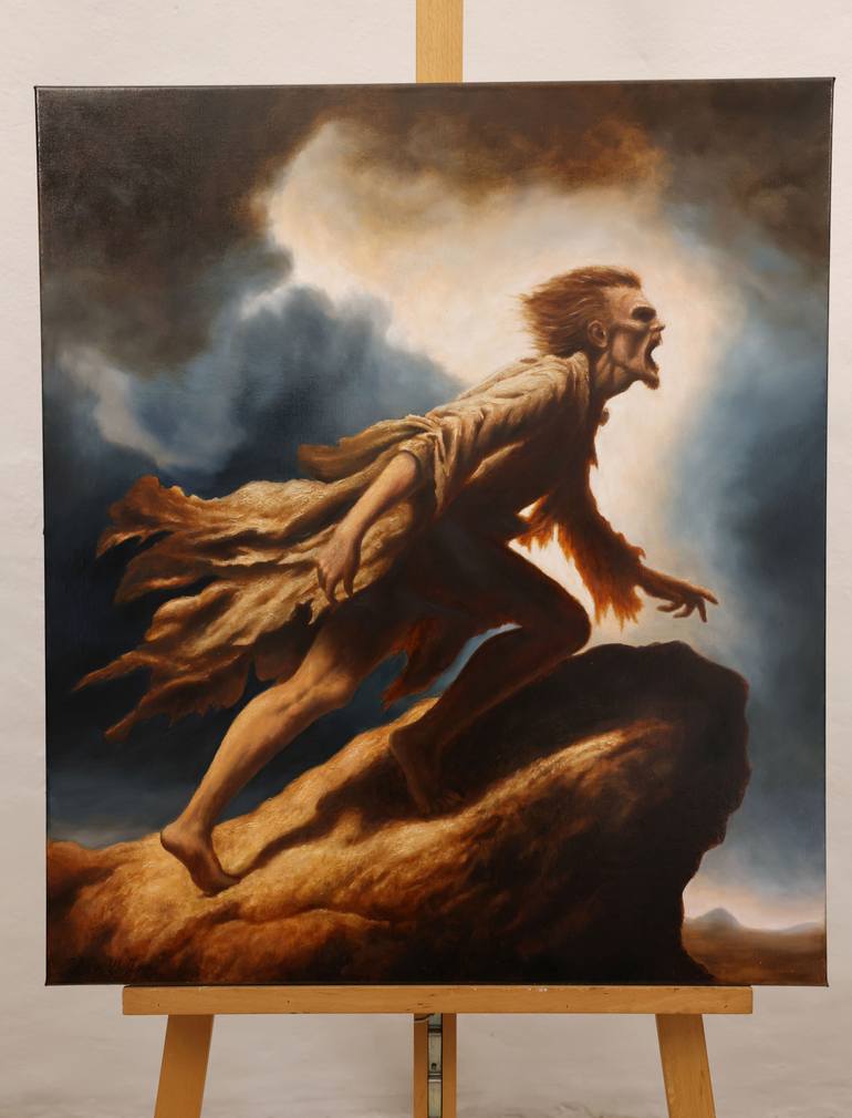 Original Baroque Fantasy Painting by Thorsten Bechtluft